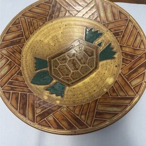 Common Ground Eric Olson Studio Art Pottery turtle Bowl